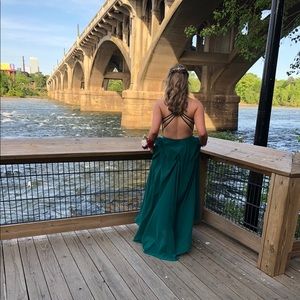 Emerald Green Prom Dress